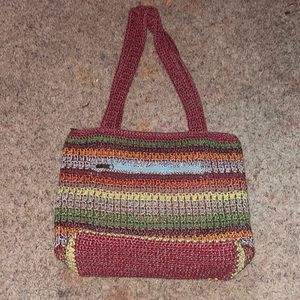 Knitted shoulder bag